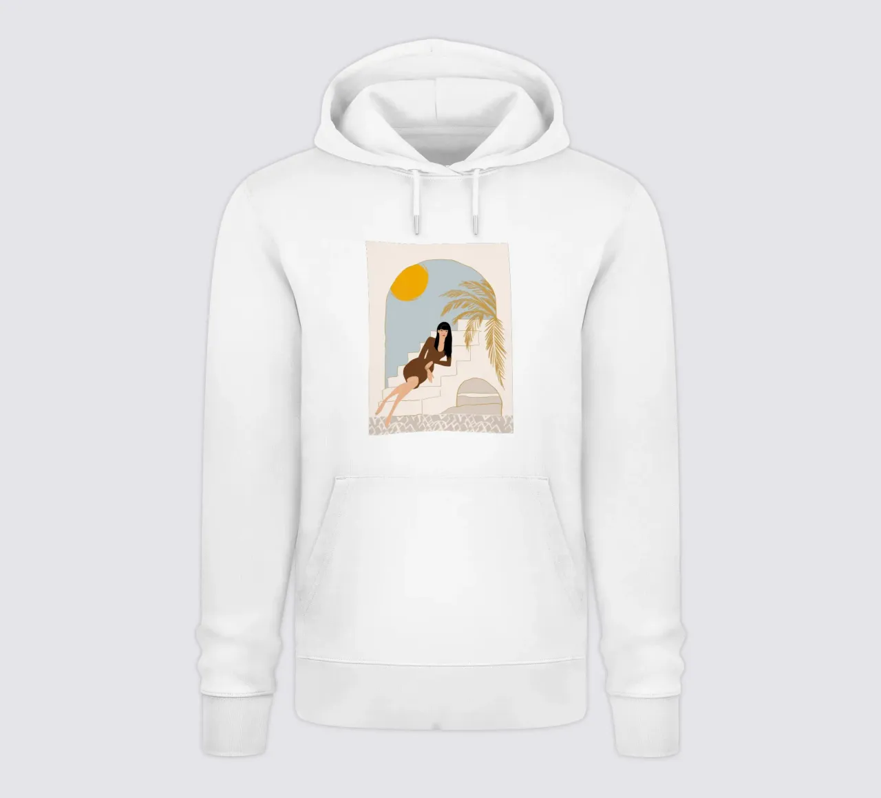 Scala Riposo al sole felpa con cappuccio da Dream Gesso