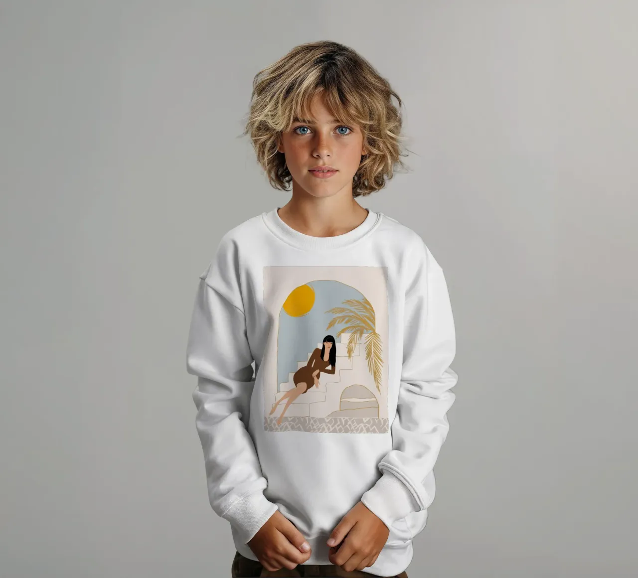 Scala Riposo al sole felpa bambino da Dream Gesso