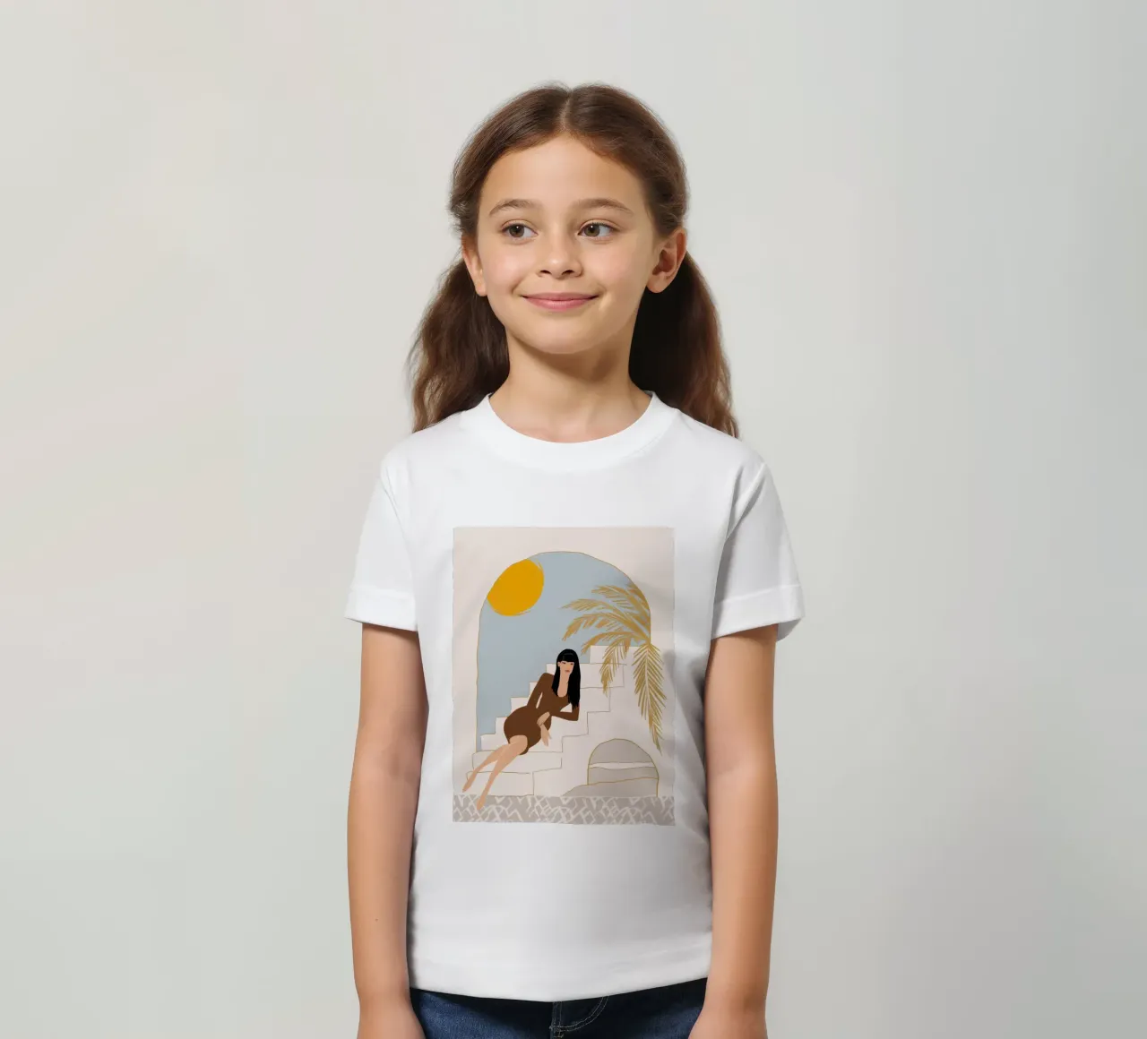 Scala Riposo al sole t-shirt bambini da Dream Gesso