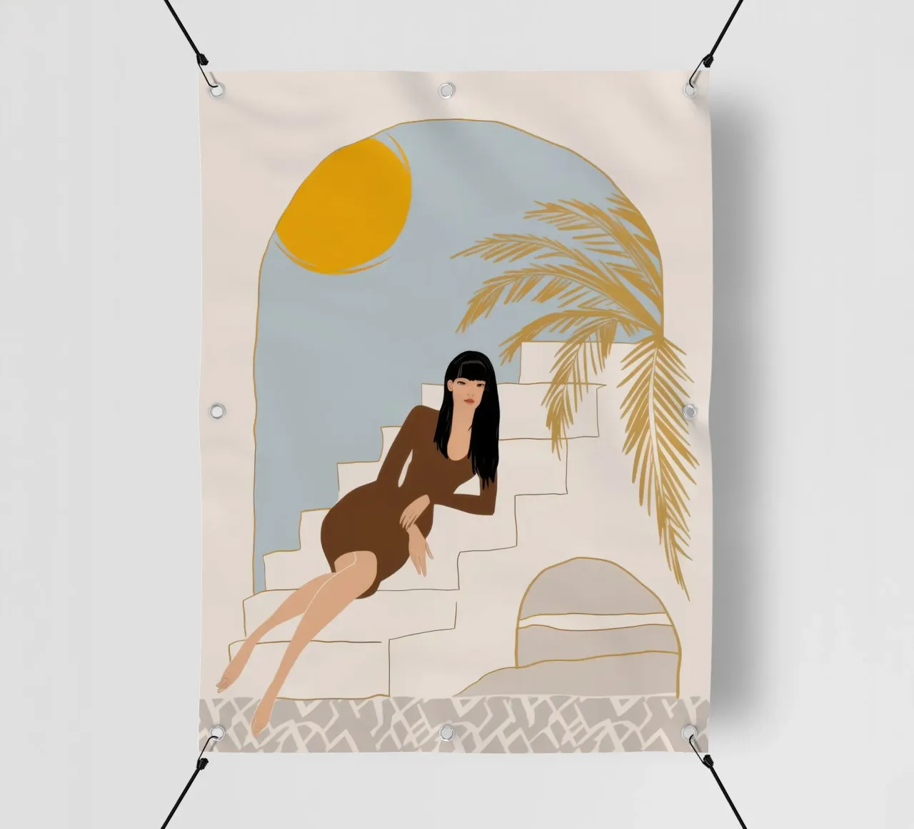 Scala Riposo al sole telo in pvc da Dream Gesso