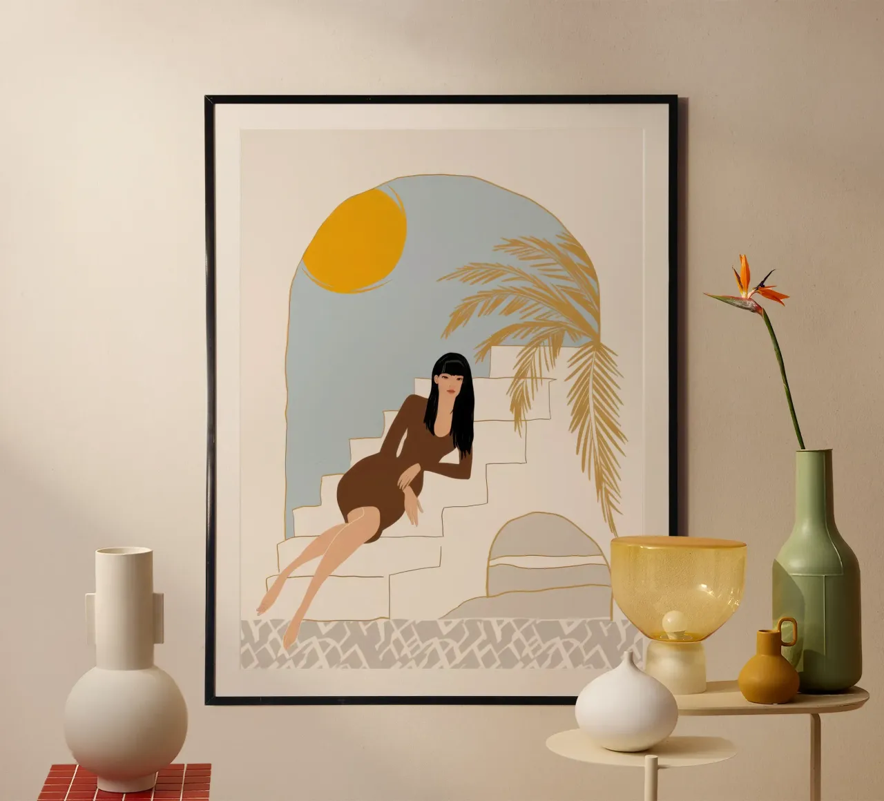 Scala Riposo al sole poster da Dream Gesso
