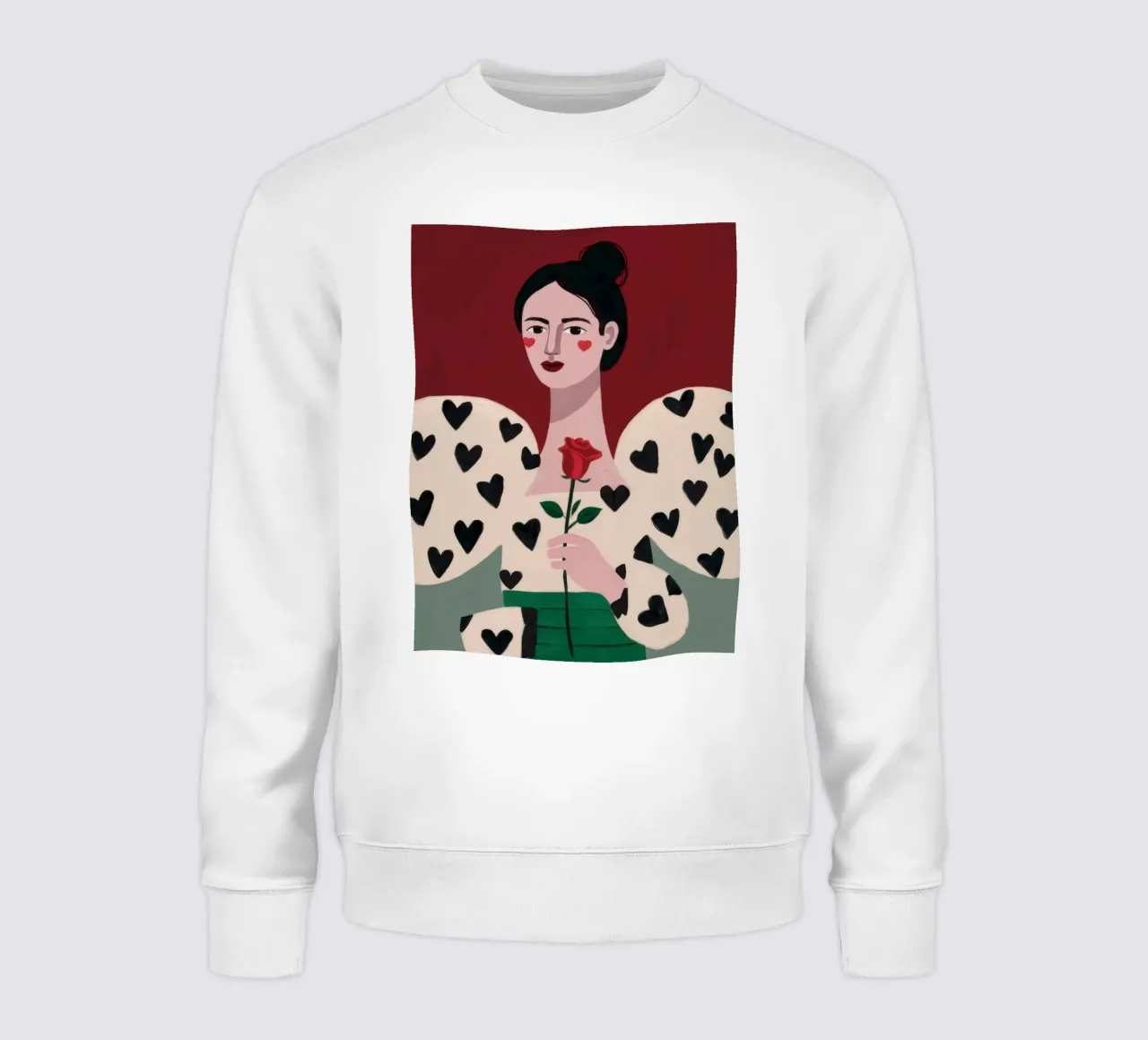 Amore a forma di cuore felpa da Reds Jays