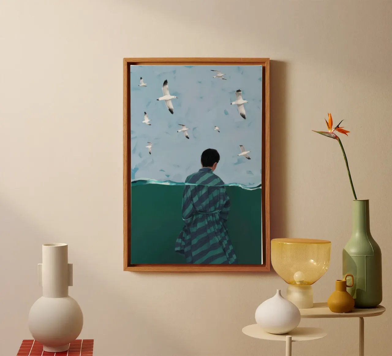 Seabird Solitude Song canvas by Giant Foxs
