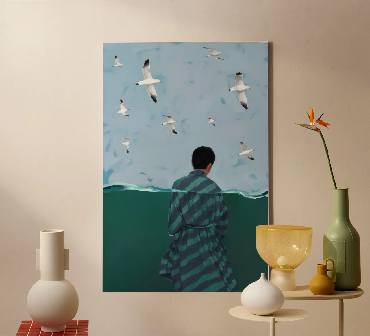 Seabird Solitude Song canvas by Giant Foxs