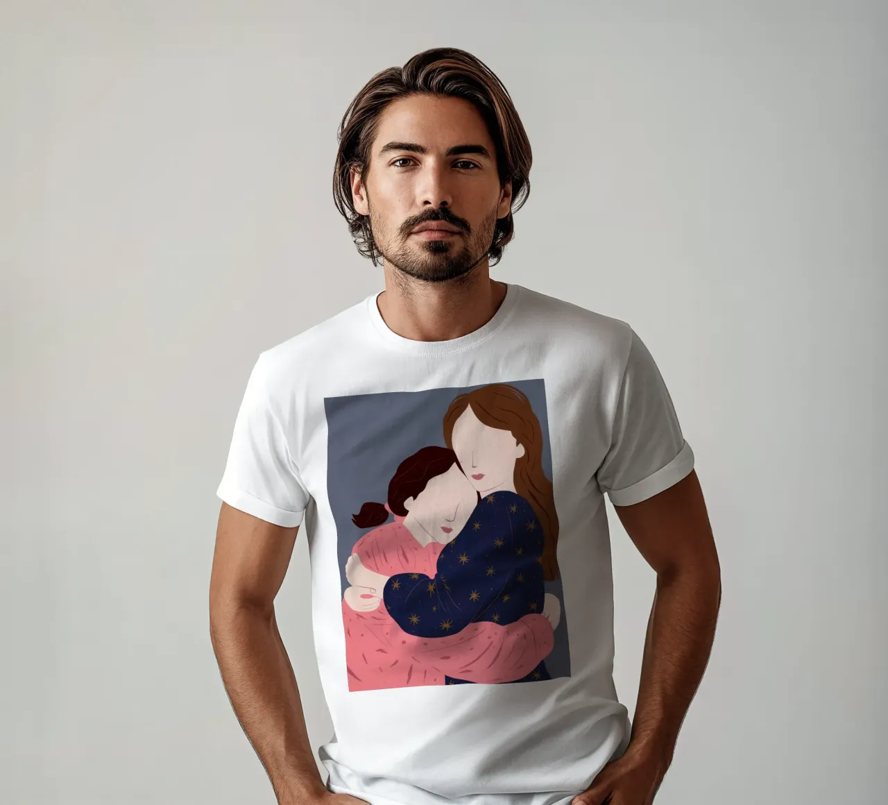Abbraccio notturno stellato t-shirt da Dream Gesso
