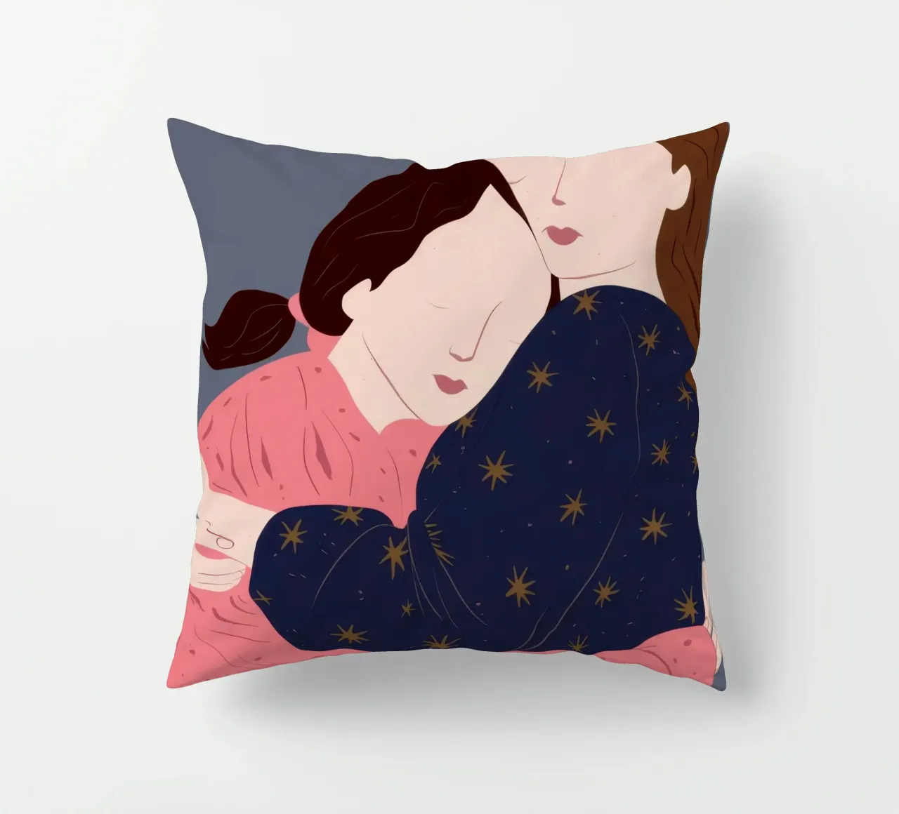 Abbraccio notturno stellato cuscino da Dream Gesso
