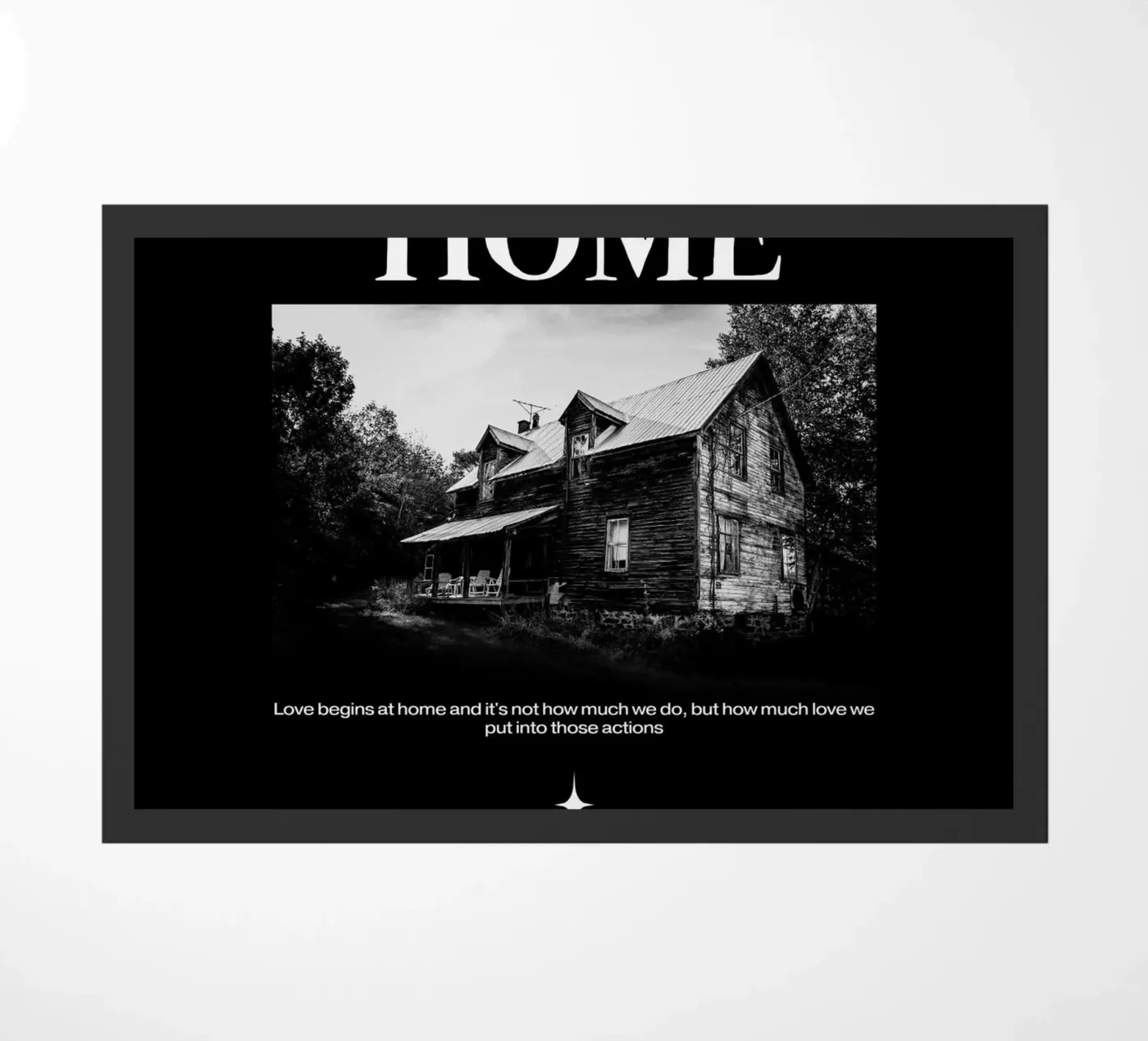 Home doormat by Olivia Creator