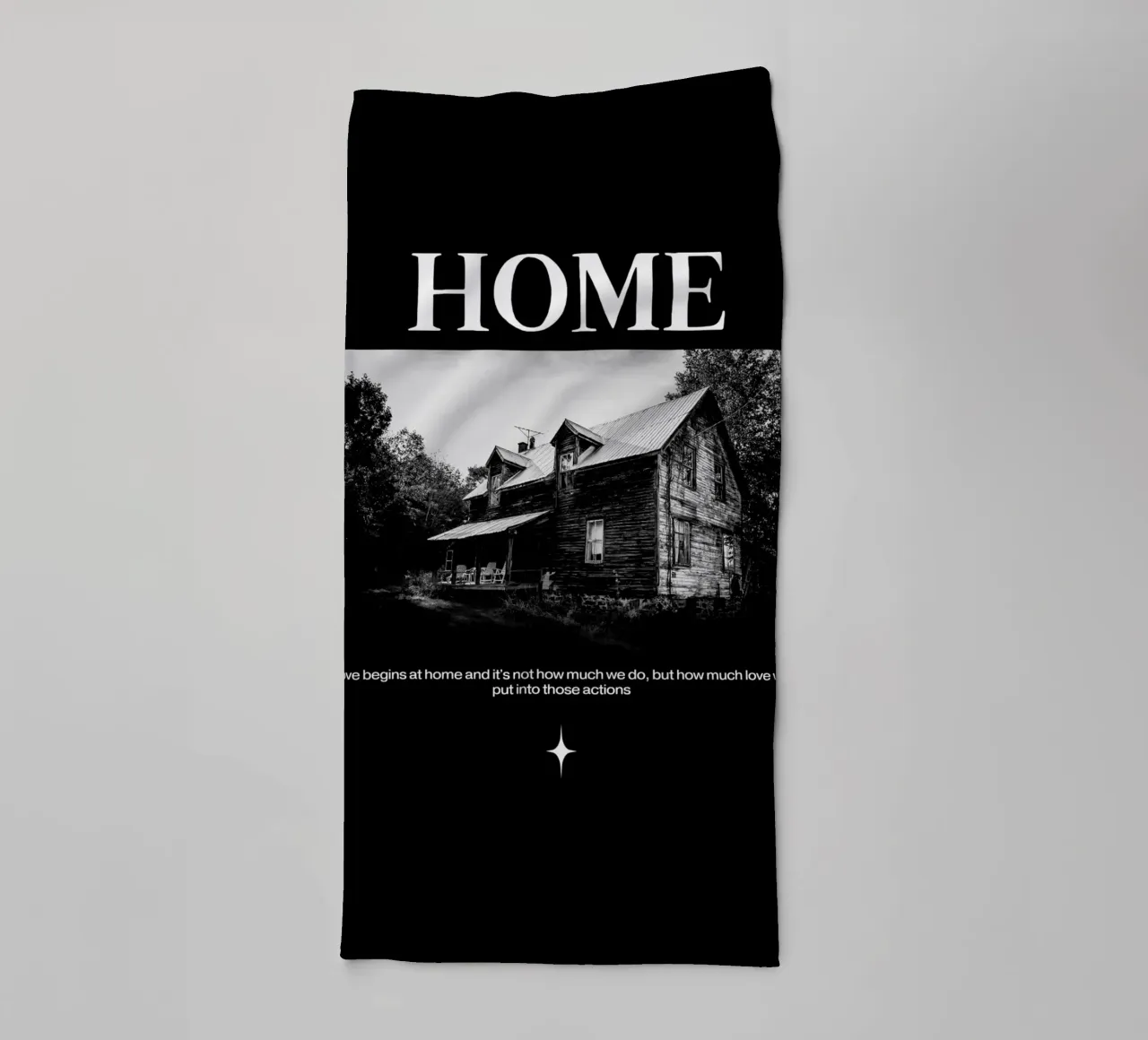 Home towel by Olivia Creator