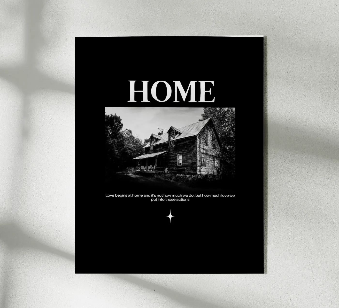 Home Acryl-Glas von Olivia Creator