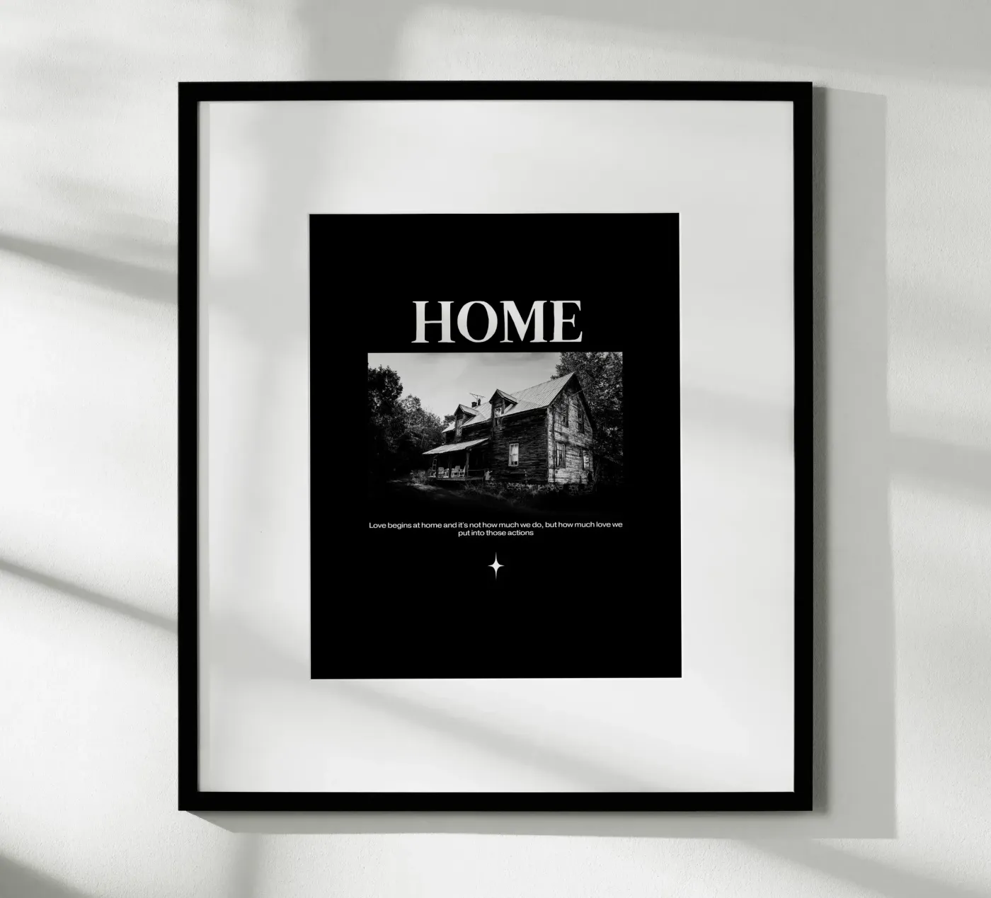 Home poster van Olivia Creator