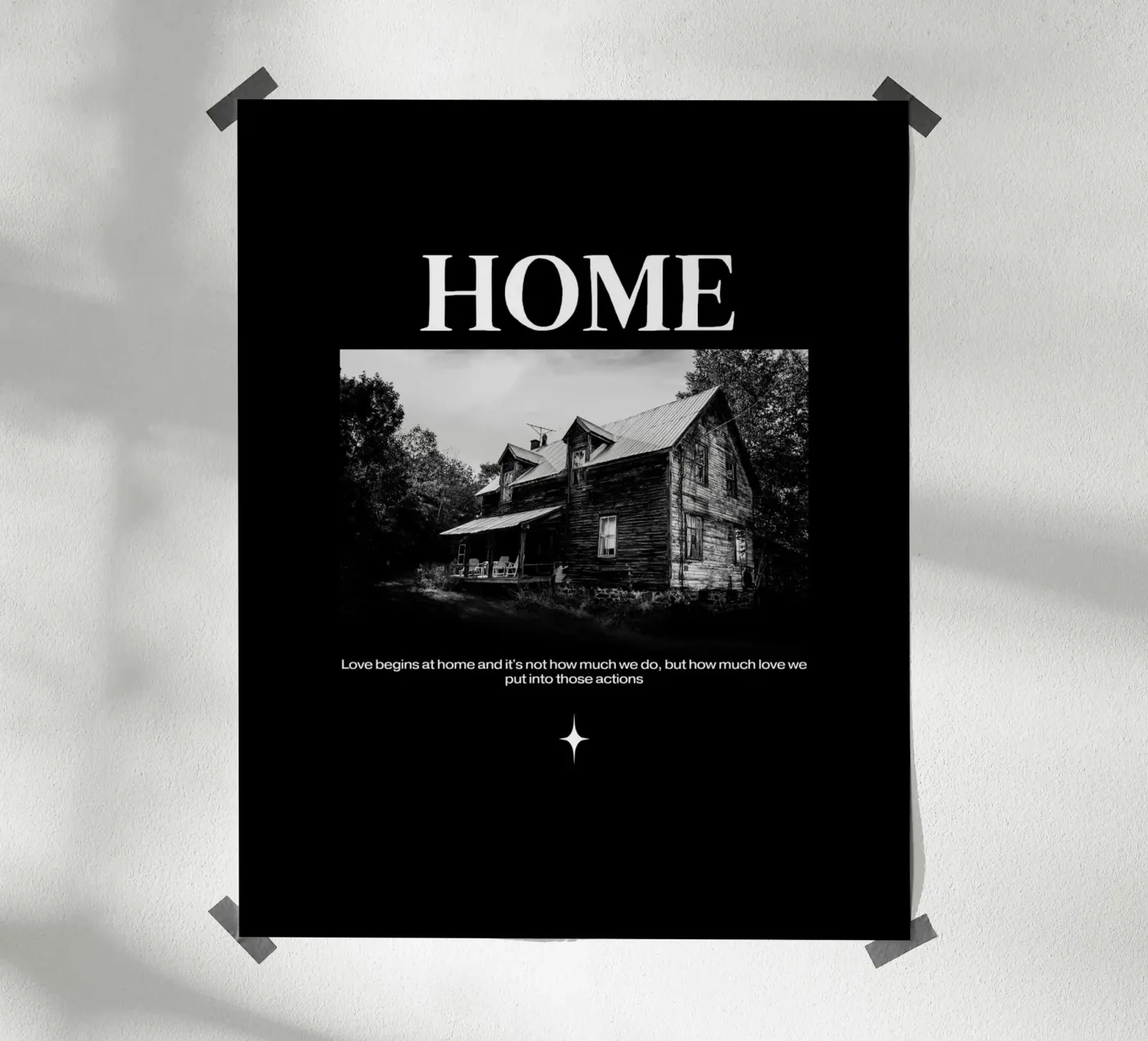 Home poster van Olivia Creator