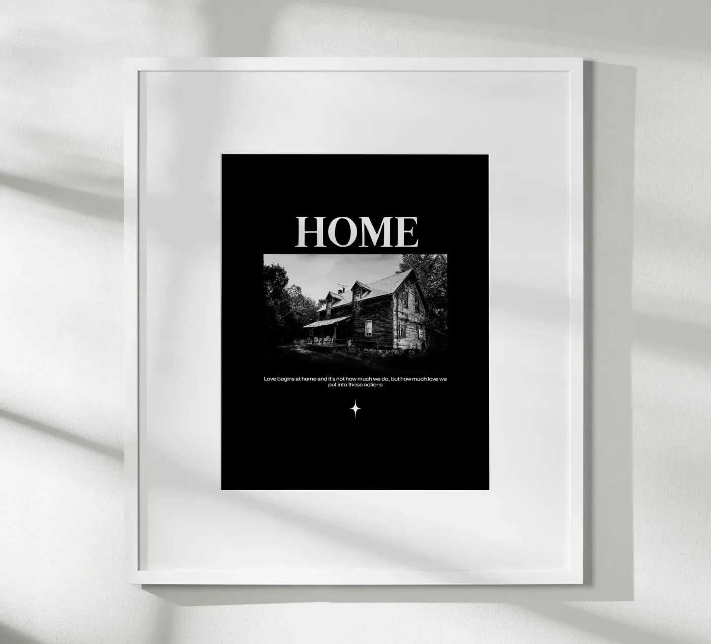 Home poster van Olivia Creator
