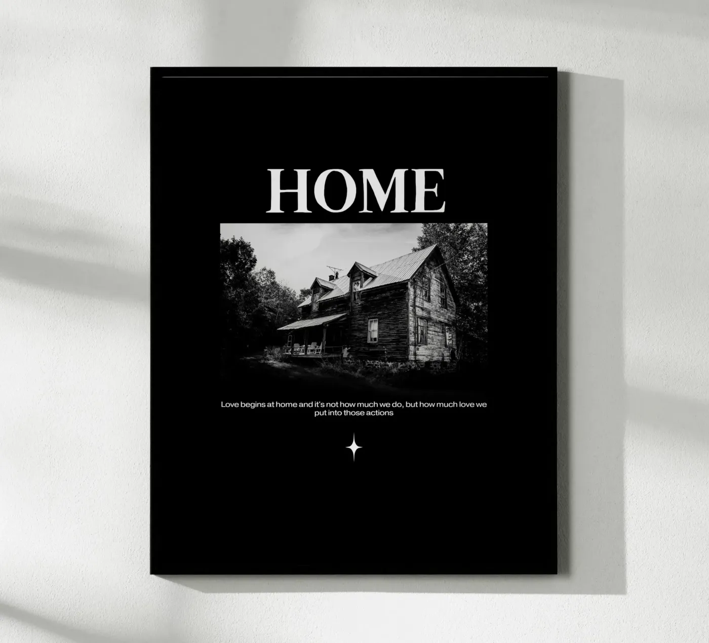 Home poster van Olivia Creator