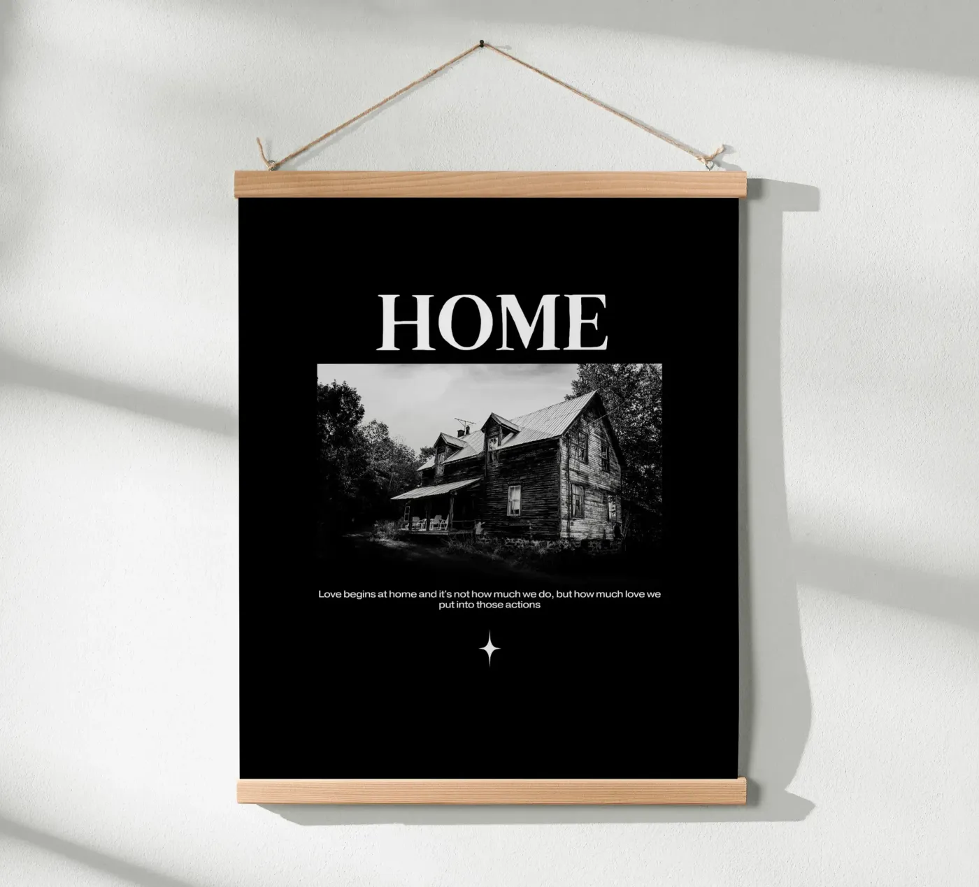 Home poster van Olivia Creator