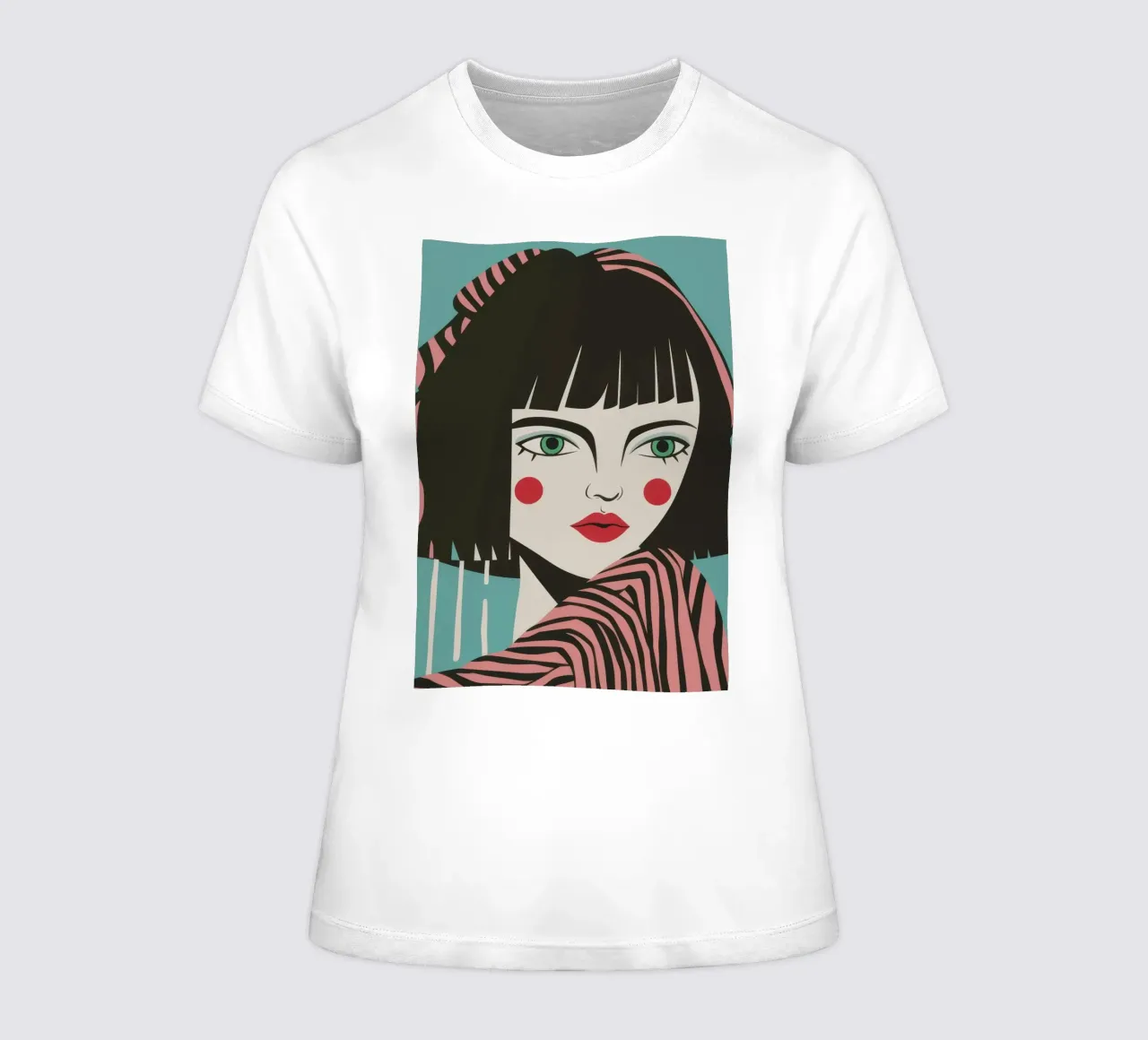 Intensità dello sguardo grafico t-shirt da donna da Reds Jays