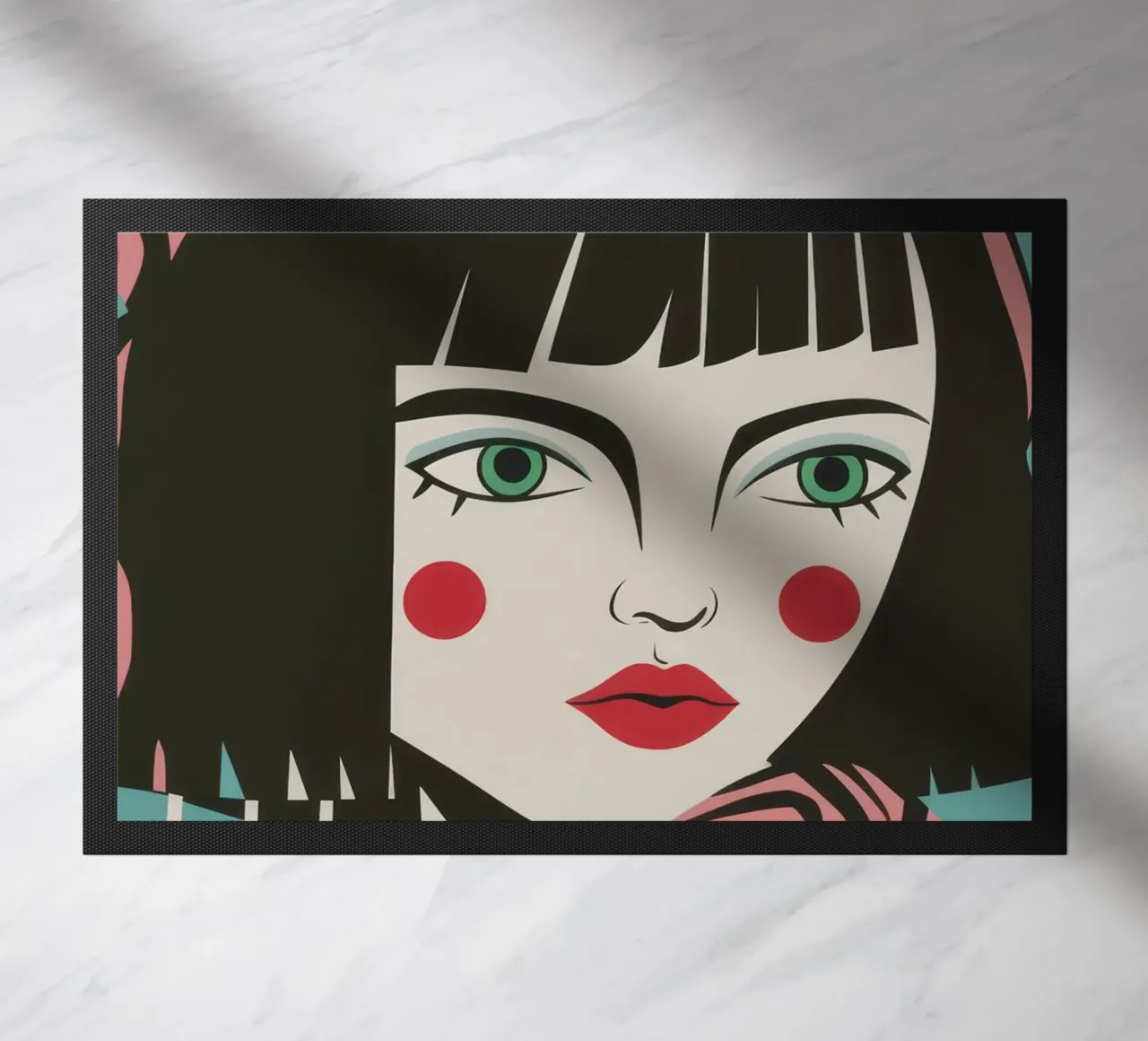 Intensitร dello sguardo grafico zerbino da Reds Jays