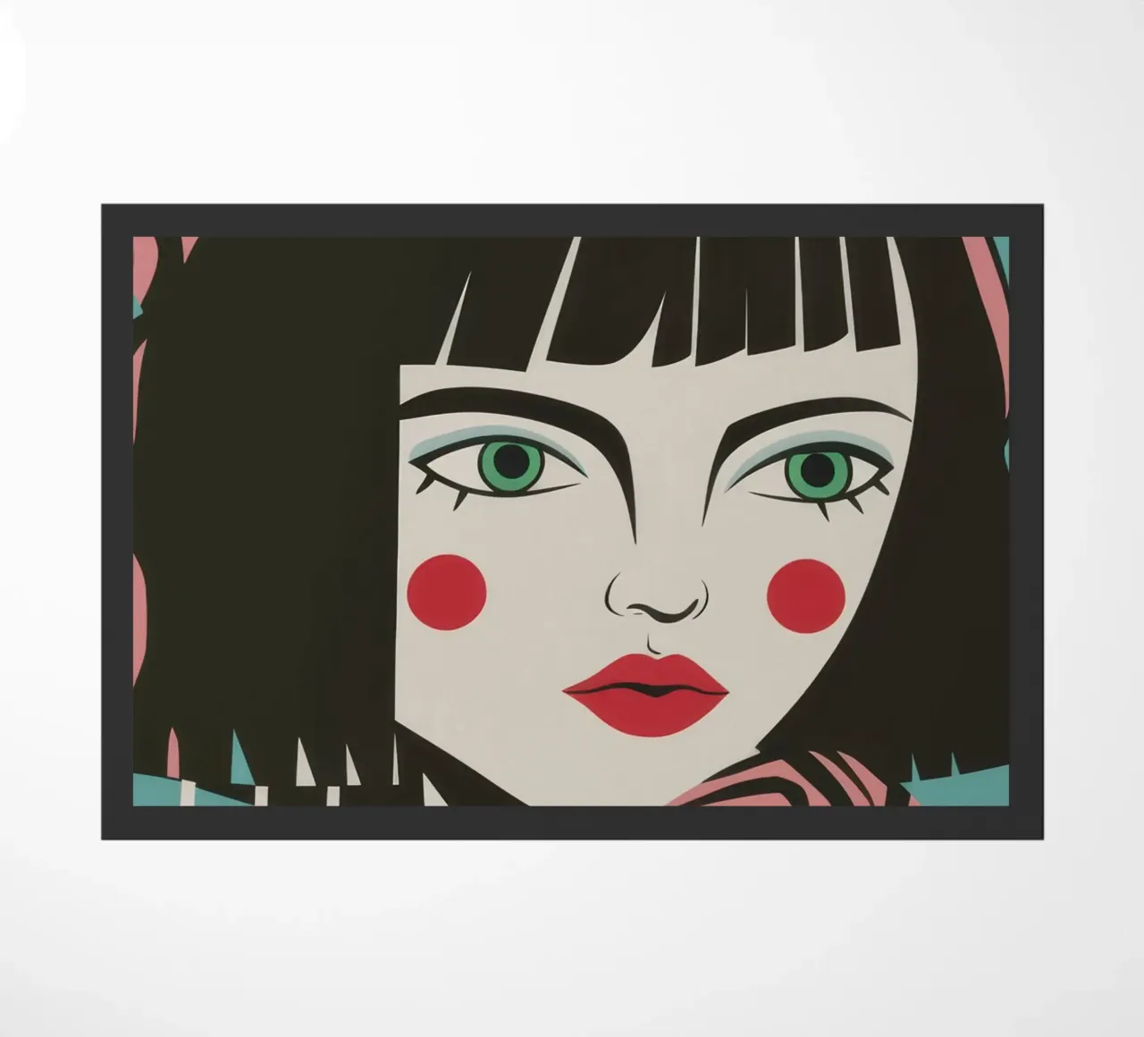 Intensitร dello sguardo grafico zerbino da Reds Jays