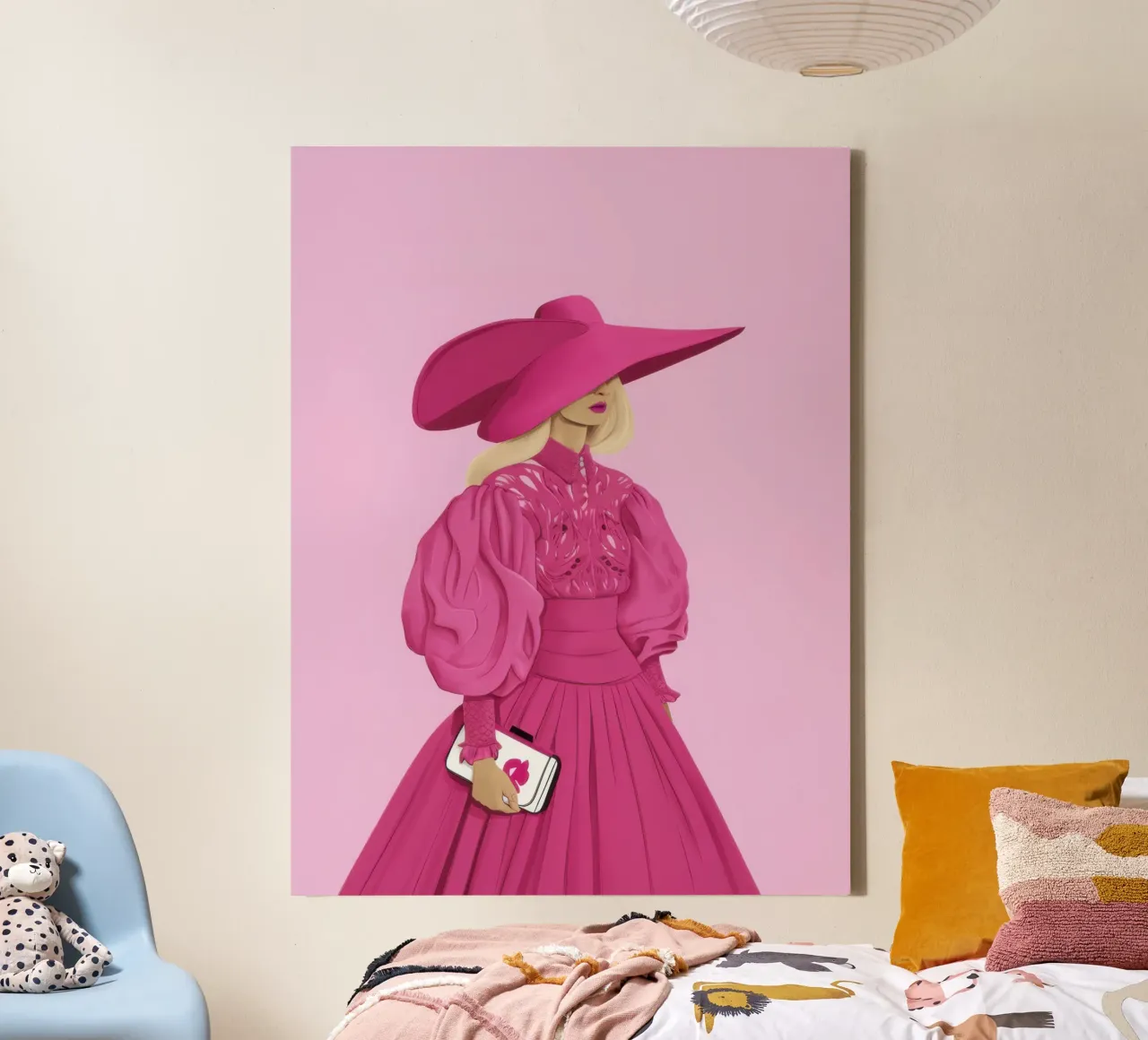 Magenta's Grand Demeanor canvas by Rain Balance
