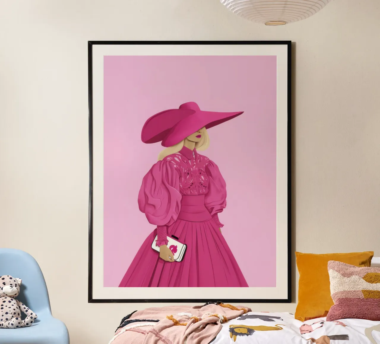Magenta's Grand Demeanor poster by Rain Balance