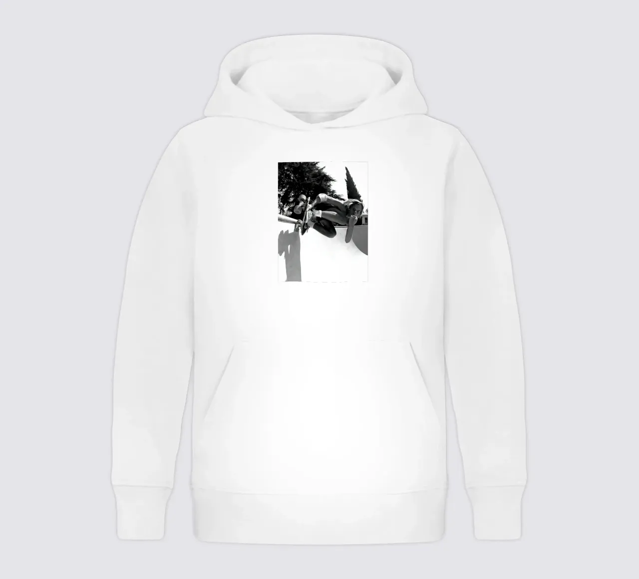 The F You Skateboard kids hoodie by Black And White