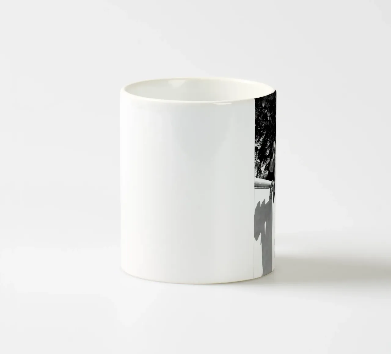 Lo skateboard F You tazza in ceramica da Black And White