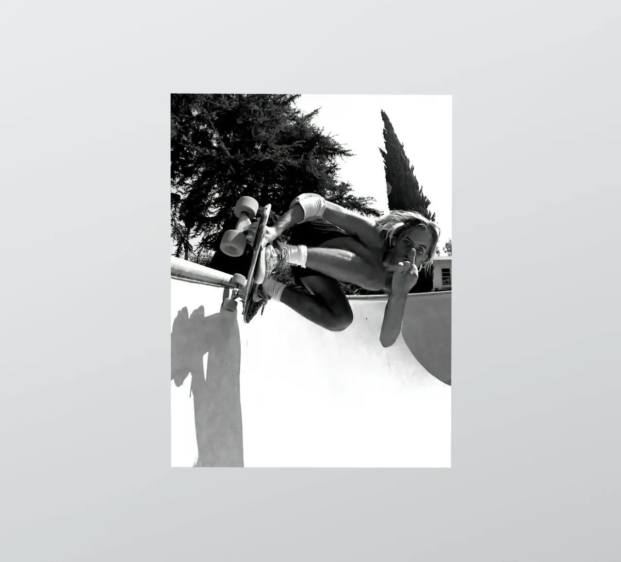 The F You Skateboard sticker by Black And White