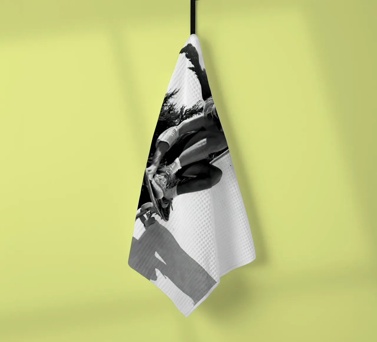 Lo skateboard F You canovaccio da cucina da Black And White