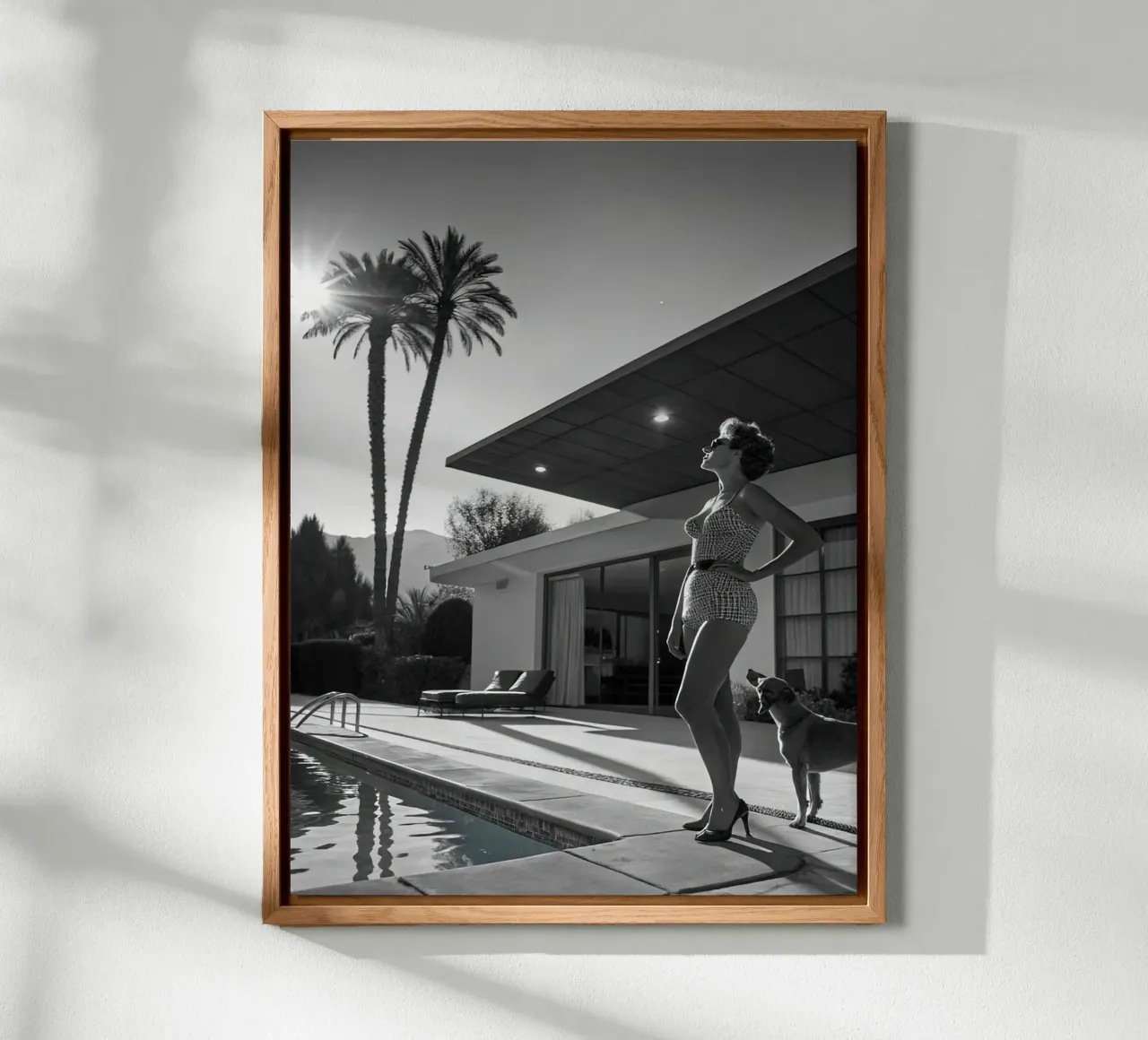 Medio Secolo Moderno alluminio dibond da Black And White