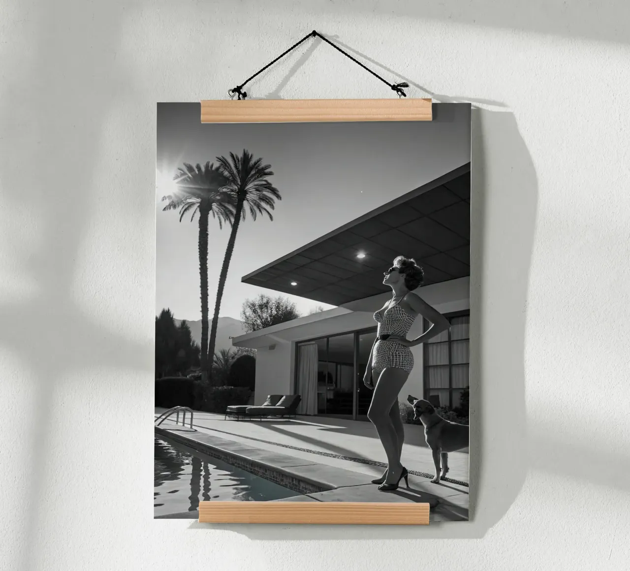 Mid Century Modern Hahnemühle von Black And White