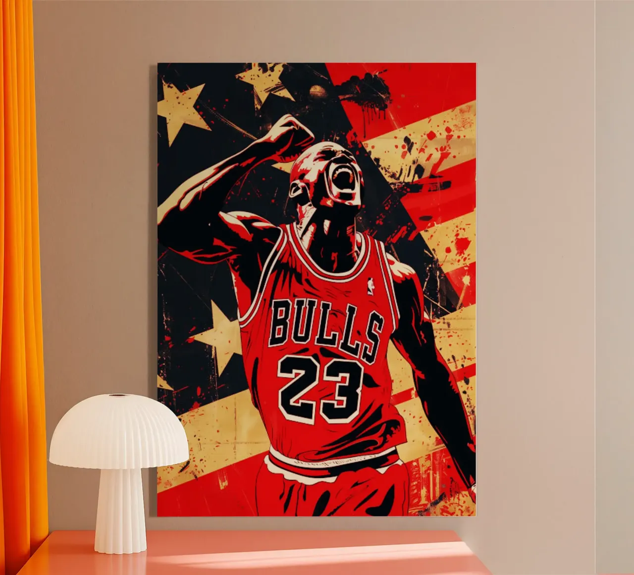 Michael Jordan art plexiglass da Lembayung art