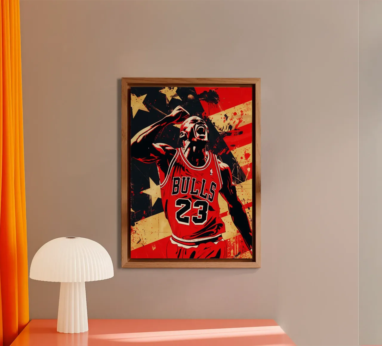 Michael Jordan art alluminio dibond da Lembayung art