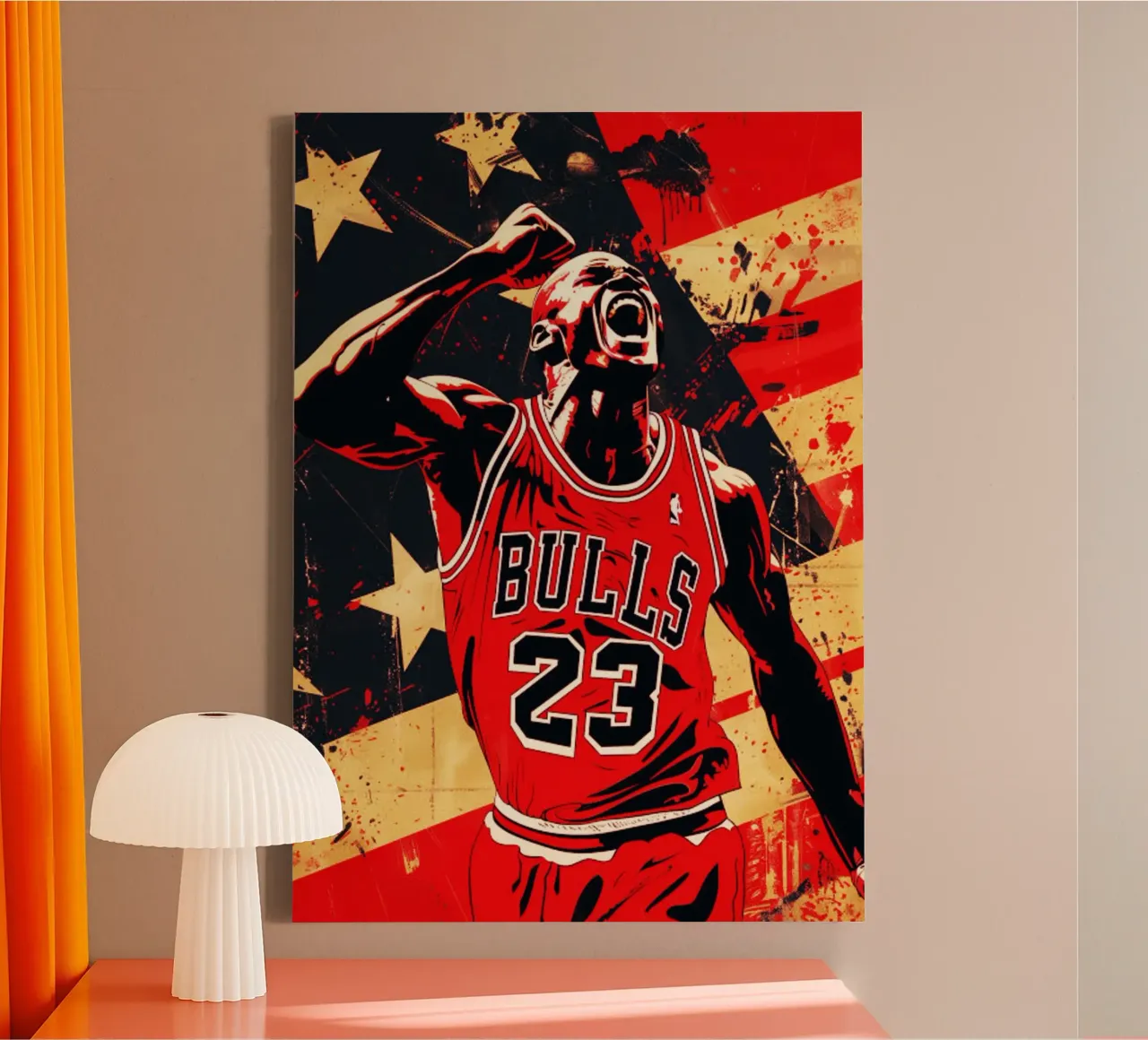 Michael Jordan art Leinwand von Lembayung art