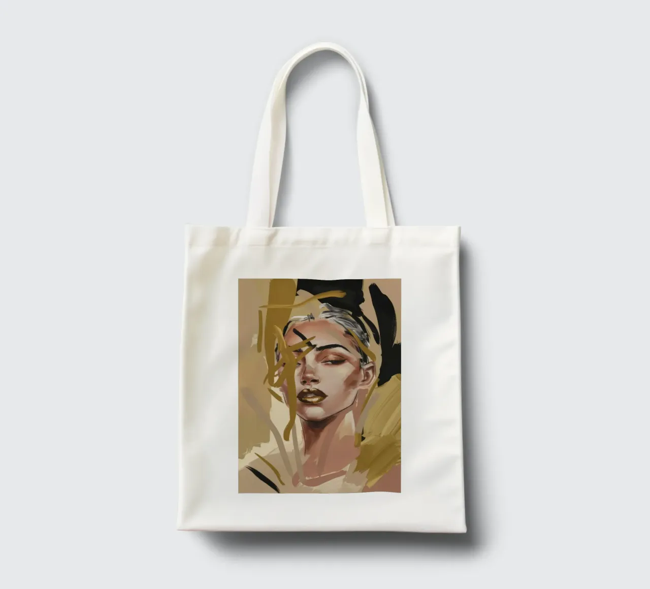 Sguardo frammentato Grazia borsa in juta da Dream Gesso