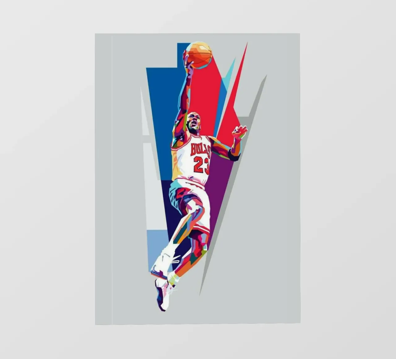 Michael Jordan pop art telo in pvc da Lembayung art