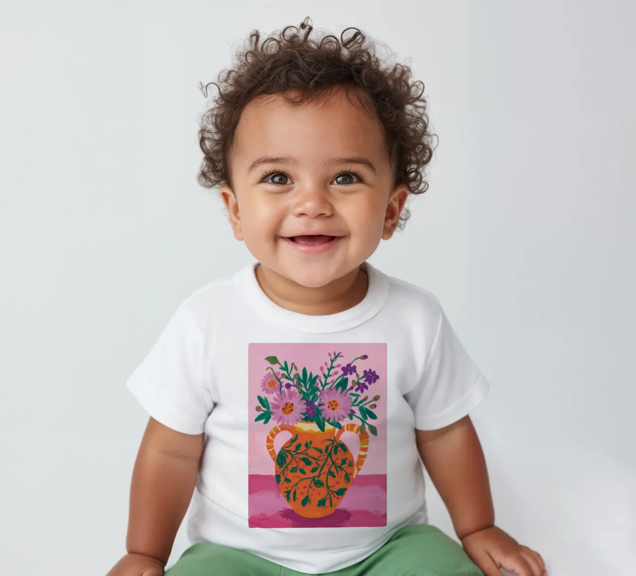 Zitrusfrüchte Cosmic Blooms Baby T-Shirt von Dream Gesso
