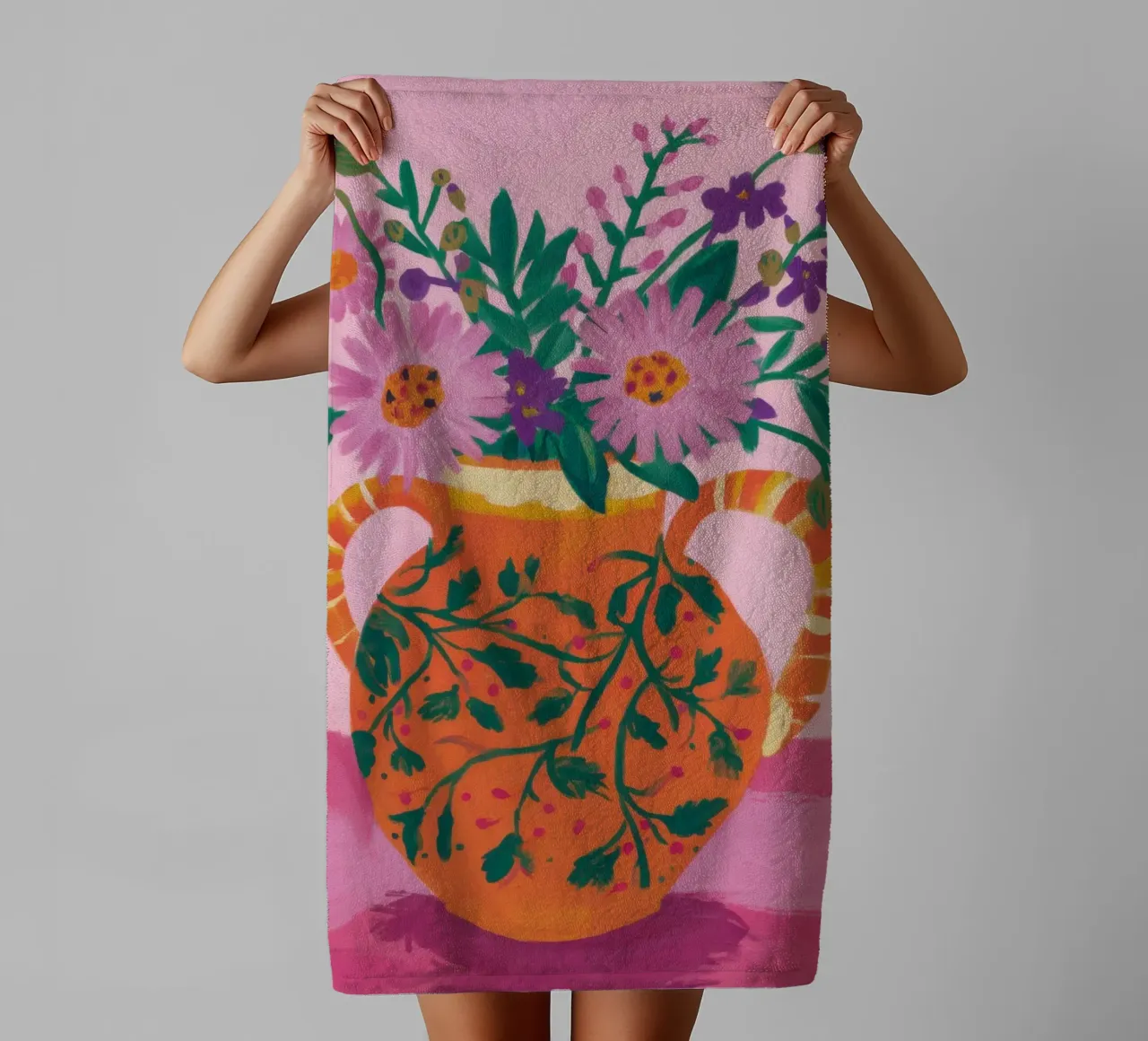 Agrumi Cosmic Blooms asciugamano da bagno da Dream Gesso