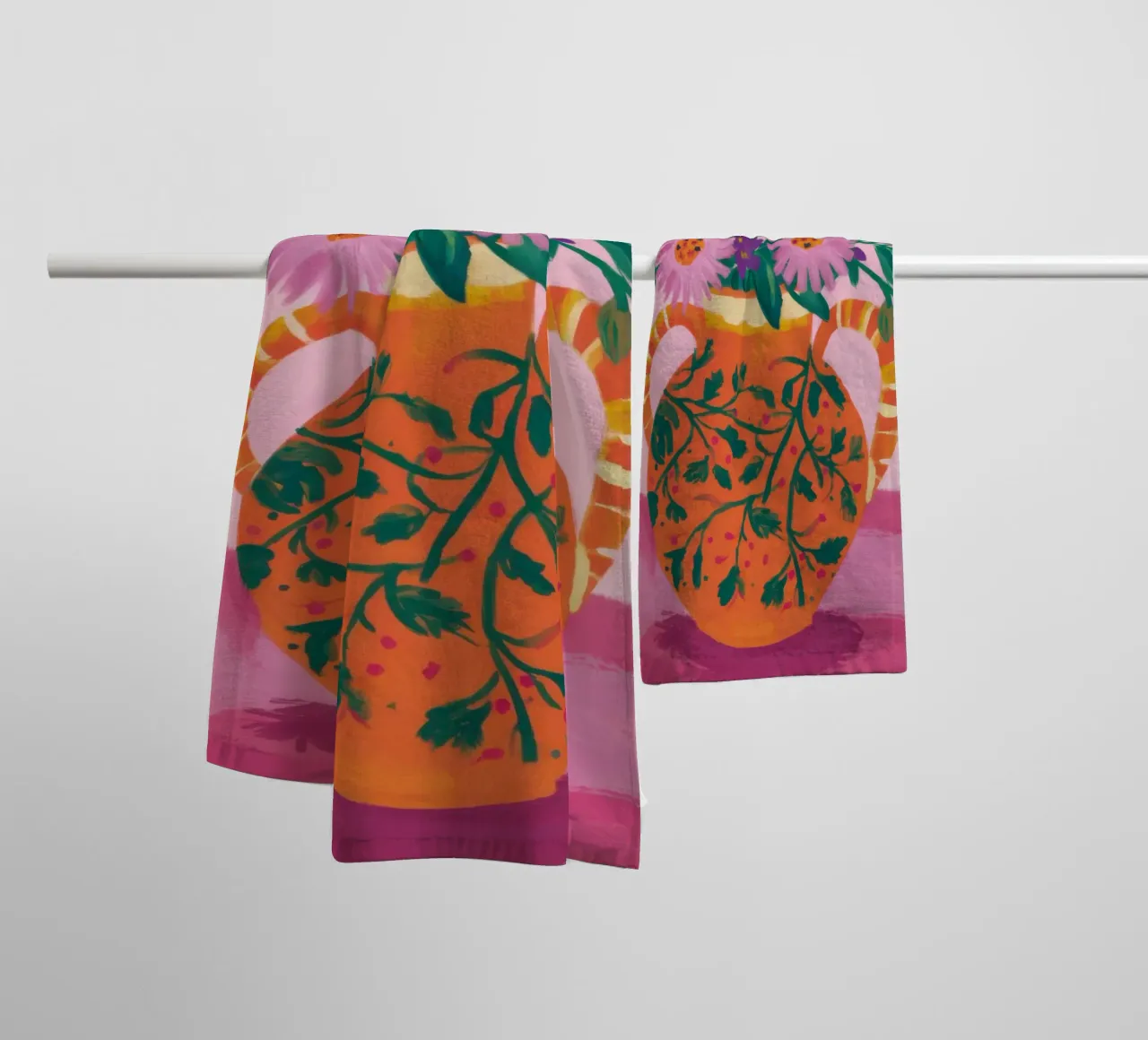Agrumi Cosmic Blooms asciugamano da bagno da Dream Gesso