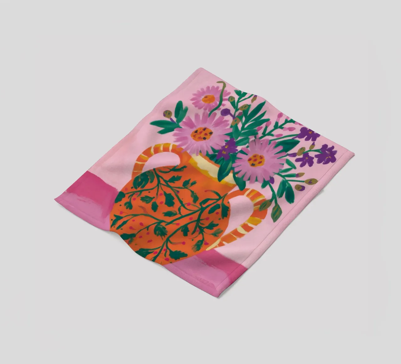 Agrumi Cosmic Blooms coperta in pile da Dream Gesso