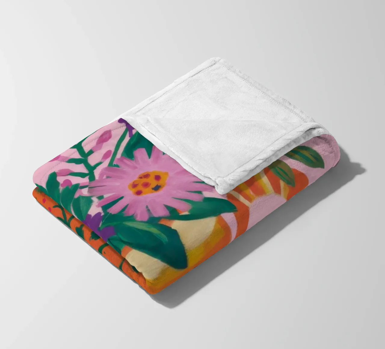 Agrumi Cosmic Blooms coperta in pile da Dream Gesso