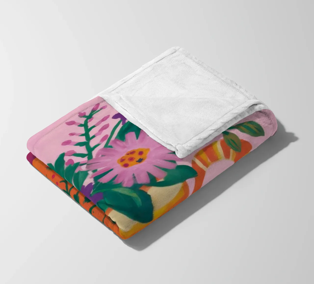 Agrumi Cosmic Blooms coperta in pile da Dream Gesso