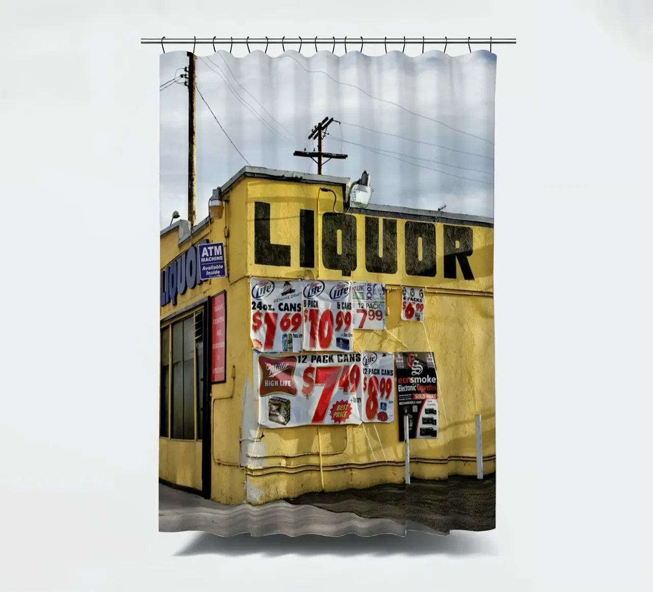 Liquor Store Culver City tenda da doccia da Marc Gruninger