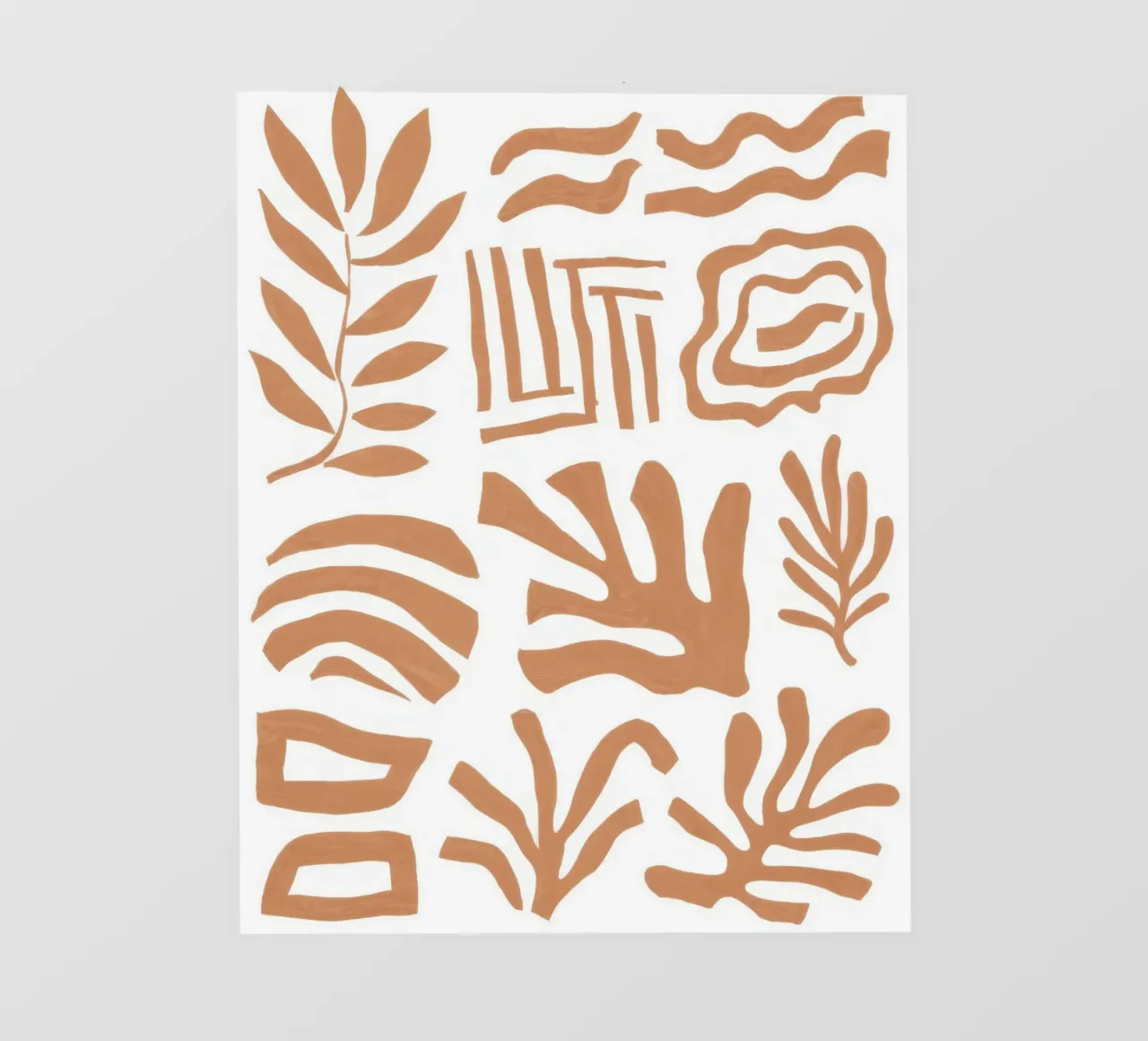 Terracotta Shape Dance telo in pvc da Reds Jays