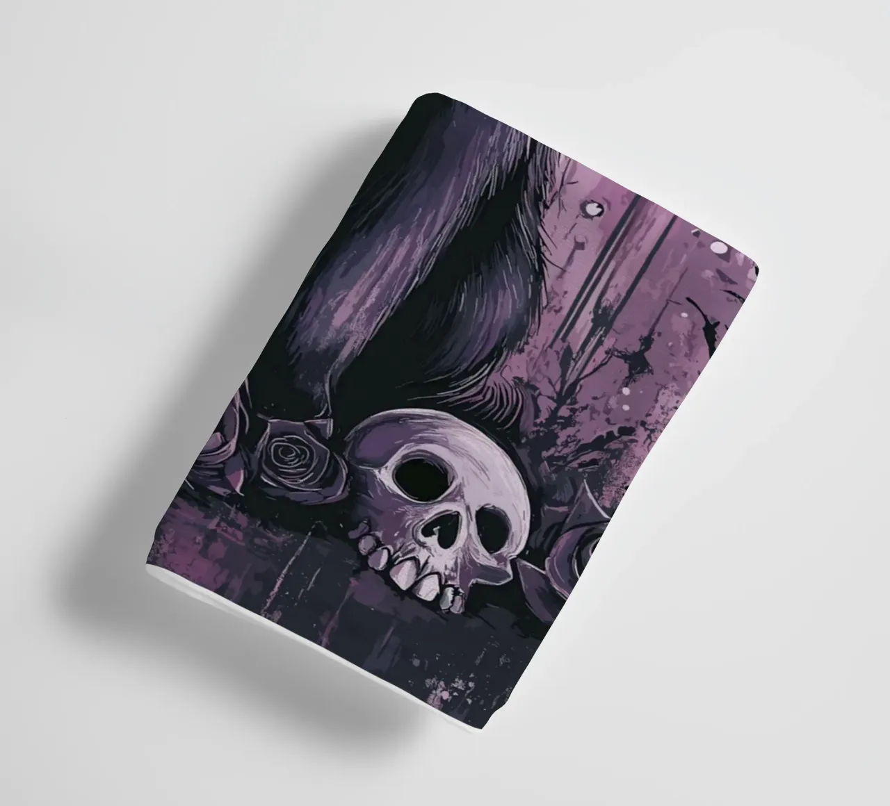 Gothic cat with a mystical look towel by pixelbull - medieval art and more