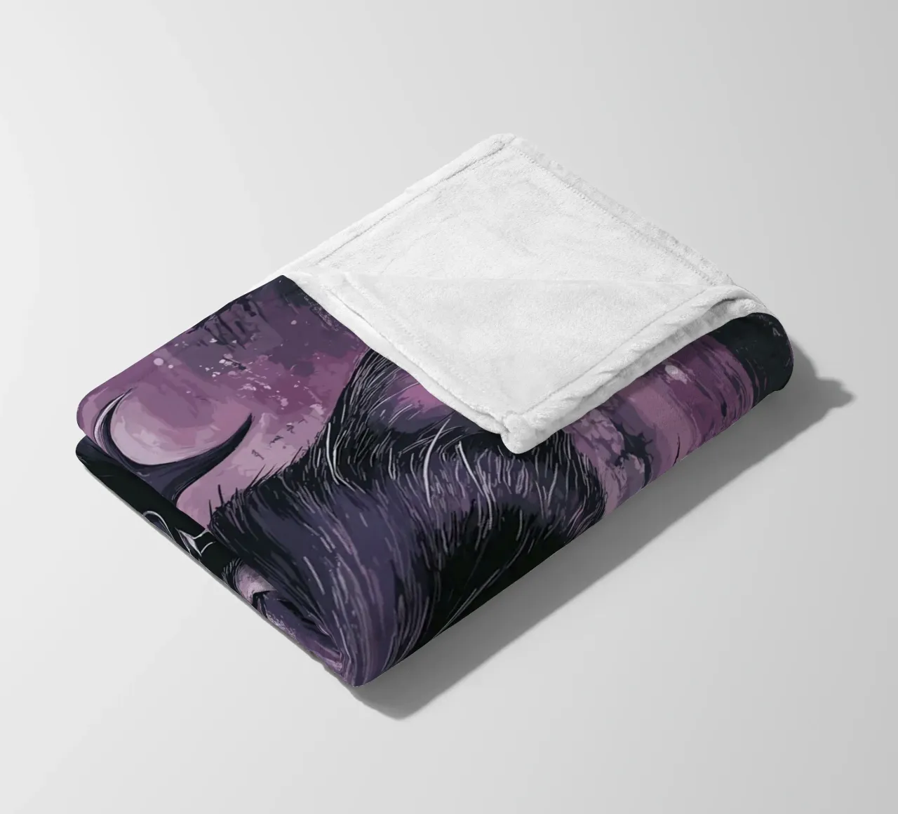 Gatto gotico dall'aspetto mistico coperta in pile da pixelbull - medieval art and more