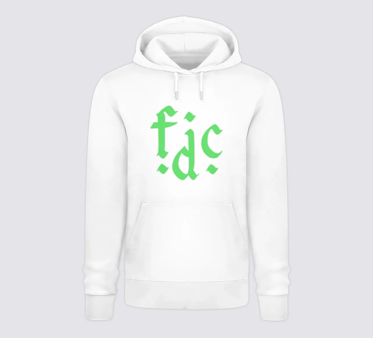 Monogramma FDC felpa con cappuccio da reedharry
