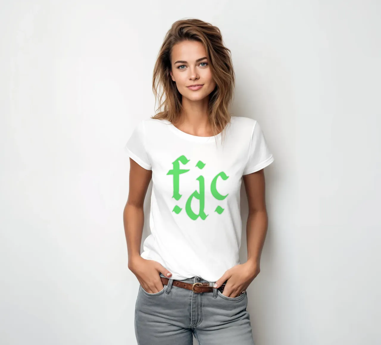 Monogramma FDC t-shirt da donna da reedharry