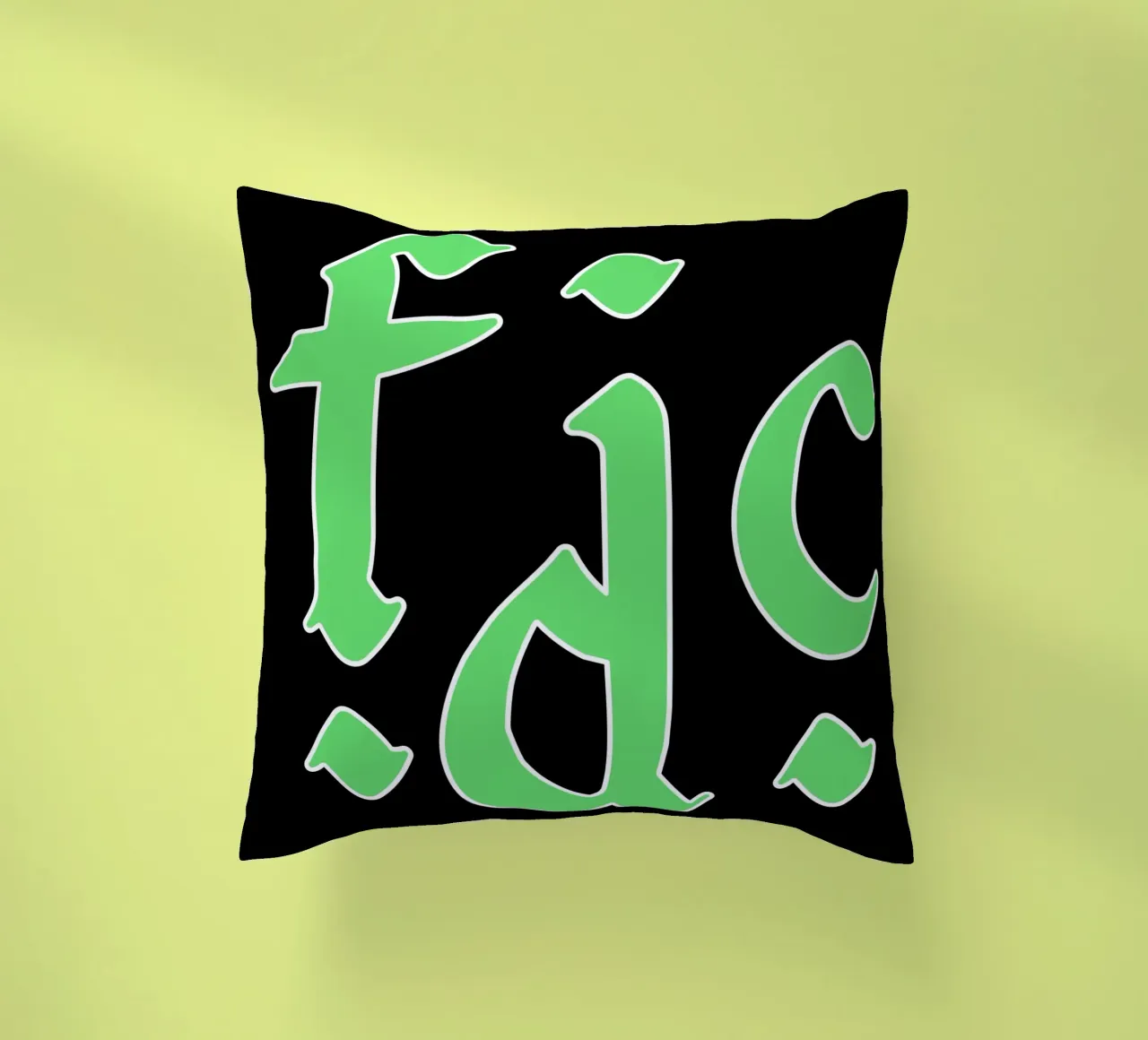 Monogramma FDC cuscino da reedharry