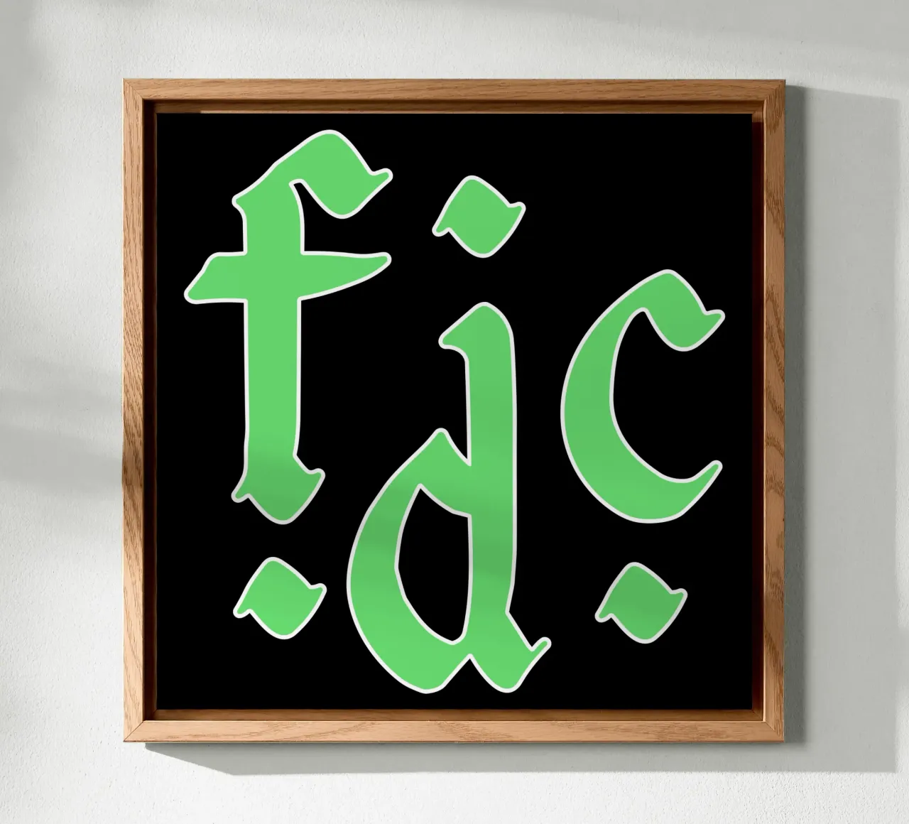 Monogramma FDC alluminio dibond da reedharry