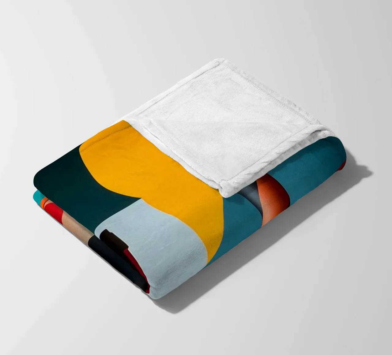 Bottiglie astratte dai colori vivaci coperta in pile da pixelbull - medieval art and more
