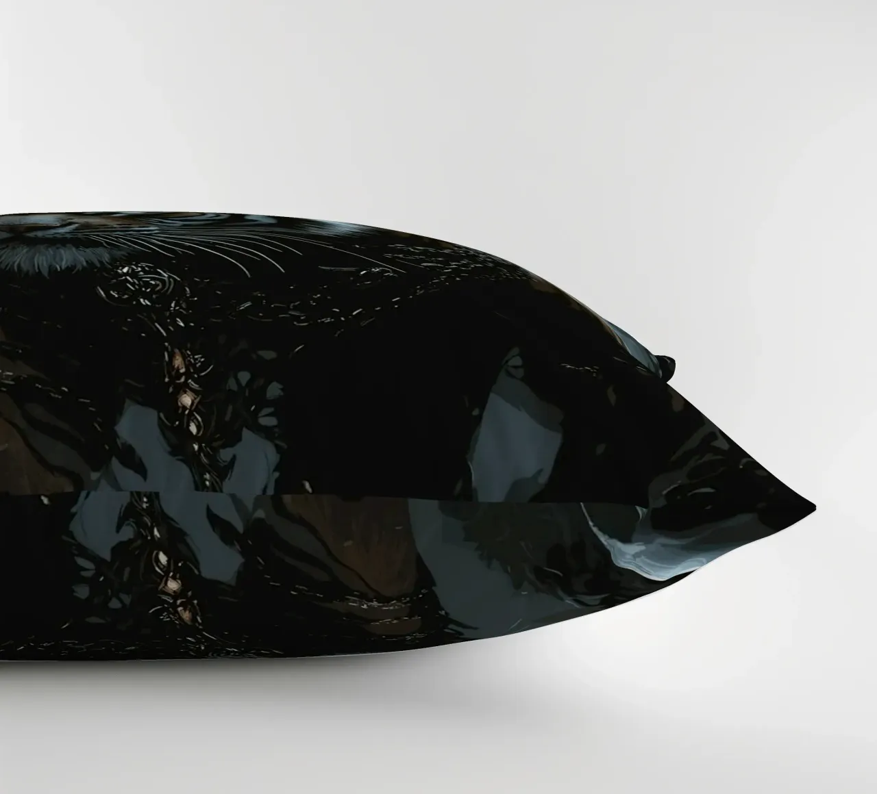 Tigre in una rovina buia con catene cuscino da pixelbull - medieval art and more